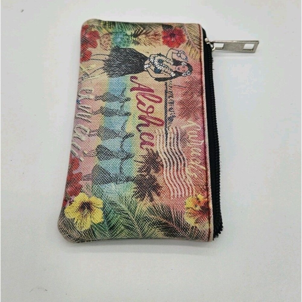 Colorful Hawaiian Accessory or Makeup Bag